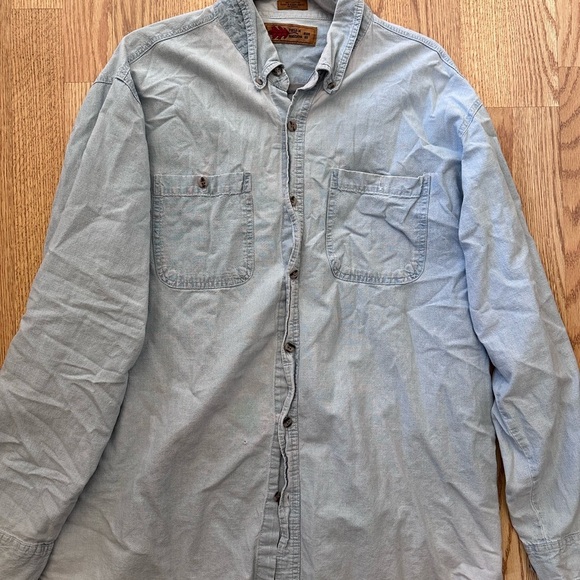 Light Blue Button-Up Shirt Field N’ Forest Size 2XL - Picture 1 of 7